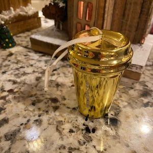 Starbucks 2012 gold ornament